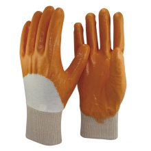 NMSAFETY 100% algodón Industril Heavy duty Nitrile Coated Glove
